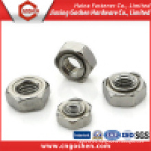 A2~70 M8 Hex Weld Nut, Square Weld Nut